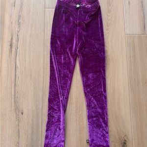 PixieLane Velour Leggings - Purple